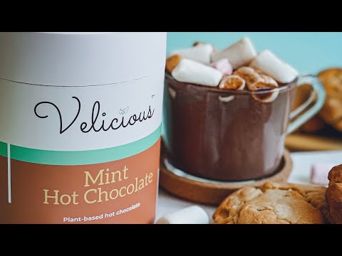 Vegan Italian Style Hot Chocolate recipe. Visit velicious.com.au for more recipes! 🌱