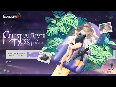 Girls' Frontline 2: Exilium | Tololo Outfit Showcase | Celestial River at Dusk