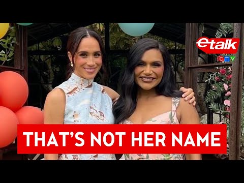 Meghan CORRECTS Mindy Kaling on her name change | Royals