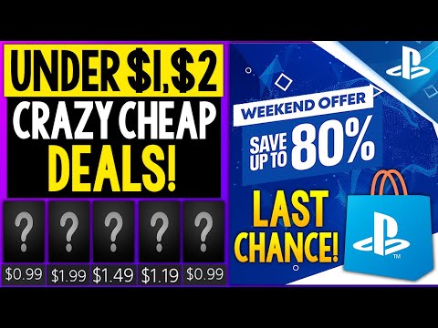 SUPER CHEAP PSN Game Deals UNDER $1 and $2 - LAST CHANCE PSN Weekend Offer Sale Deals!