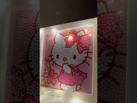 Hello Kitty DIY💗🫶🏻#diy #creatvdiy #diycraft #craftydiys #diyideas #hellokitty  #diamondpainting