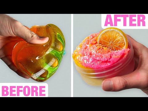 Fixing My WORST Slimes | Slime Makeovers