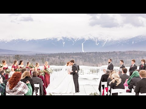 M+T's winter wedding at Mount Washington Resort