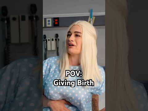 POV: Giving Birth. Part 1. #skit #comedy #funny #doctor