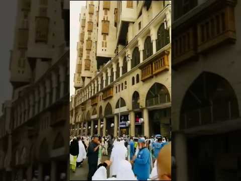 beautiful looking in front of the holy masjid al haram makkah #shortsfeed #trending #viral 🔥🔥🔥