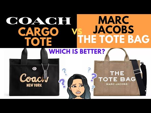 🥰💓💓COACH CARGO TOTE VS MARC JACOBS THE TOTE BAG 🥰💓💓💓 WHICH IS BETTER? BEST TOTE BAG REVIEW