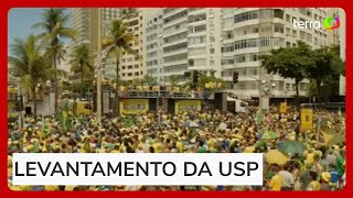 Ato de Bolsonaro reúne 18,3 mil pessoas, menos de 2% do público previsto