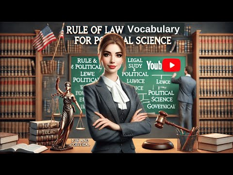 120.🟢Rule of Law Vocabulary for Political Science