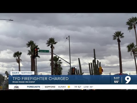 Tucson firefighter charged after shots fired from Tesla in alleged road-rage incident