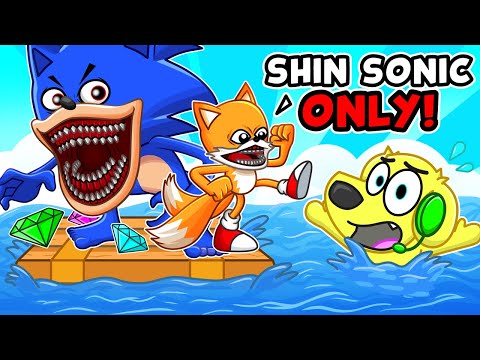 Trapped on a SHIN SONIC & TAILS Raft in Roblox!