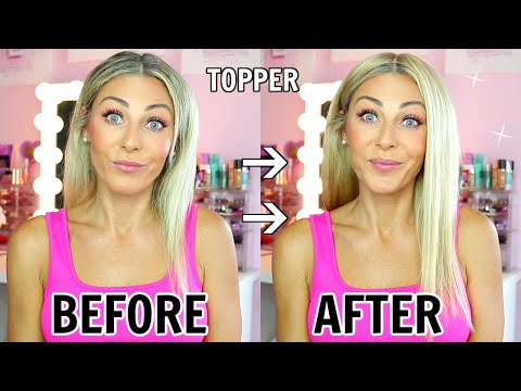 AMAZING BEAUTY HAIR TOPPER REVIEW+ DEMO!