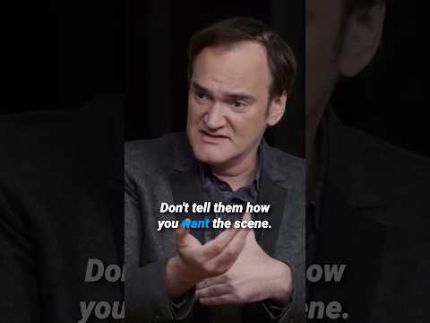 Tarantino's 3 Rules for Directing Actors...