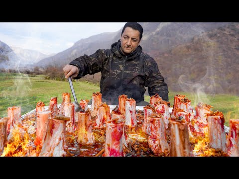 Sawed the Bones and Fried them on Fire! An ordinary Day in the Mountains of Azerbaijan