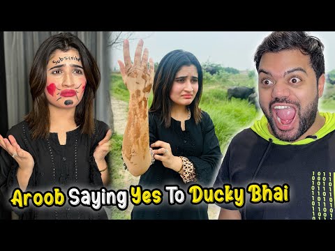 Aroob Saying Yes To Ducky Bhai For 24 Hours 😱 | Gone Wrong 😭💔