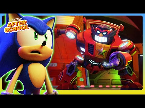 Eggforcers to the... RESCUE?! 😱 Sonic Prime | Netflix After School