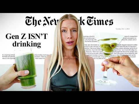 Gen-Z & Millennials aren't Drinking, WHY?! *healthy habit or fad?*