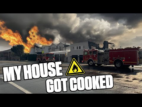 Grant Cardone’s Malibu House on Fire