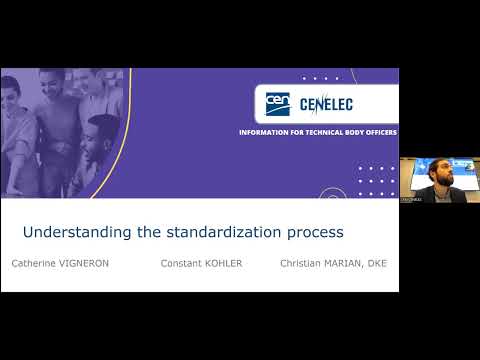 Understanding the CENELEC standardization process. Presentation for CENELEC Technical Body Officers.