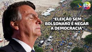 ATO PELA ANISTIA: Confira o DISCURSO DE BOLSONARO na manifestação em Copabacana (RJ)