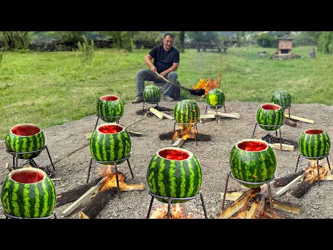 Taste Secrets Of Watermelon Valley! Meat Delicacy and Jam from Fresh Watermelons