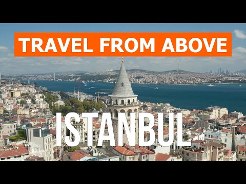 Istanbul from drone | 4k video | Turkey, Istanbul from above