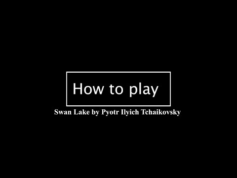 Swan Lake by Pyotr Ilyich Tchaikovsky Piano Visualization