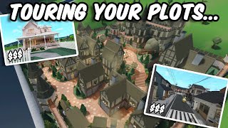 TOURING ALL YOUR PLOTS in BLOXBURG