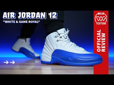 Air Jordan 12 White / Game Royal