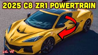 C8 ZR1 POWERTRAIN! 2025 C8 Corvette ZR1 leaked POWERTRAIN it’s a NEW V8! *6.2L V8*