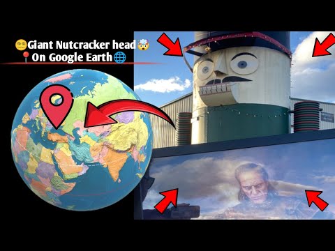 🔩🤯Giant Nutcutter Head Found on google earth and google map 🌍#longvideo #googleearth #earthpromax