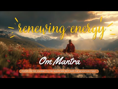 Renewing Energy - Om Mantra - Focus on the journey to the mountain, not just the mountain itself