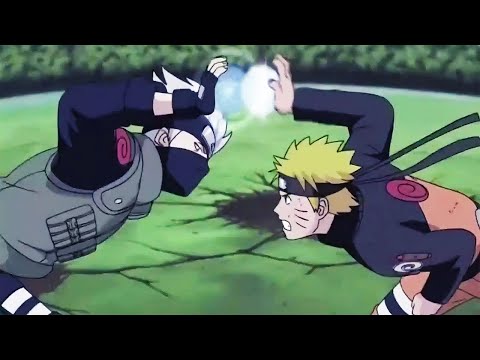 Naruto Rasenshuriken vs Kakashi's Rasengan - Naruto Invents New S-Rank Jutsu [60FPS]