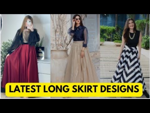 Long FLORAL Maxi Skirt DESIGNS || New Trendy SKIRTS | Long skirts