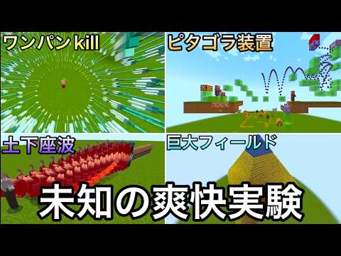 【マイクラ】プロが本気で生み出した気持ち良すぎる改造小ネタ・検証22連発..  〜完全版・無限に見れるマインクラフト実験〜【まいくら】【コマンド】