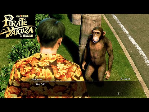 Majima Gets a Chimpanzee - Like a Dragon Pirate Yakuza in Hawaii