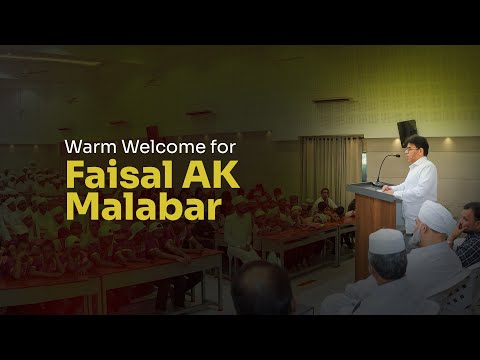 Warm Welcome for Faisal AK Malabar | Co-Founder and Executive Director of Malabar Gold & Diamonds