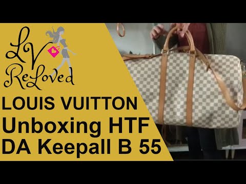 LV MAIL!  Unboxing Keepall B 55 Damier Azure - LV ReLoved