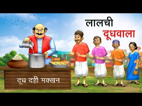 लालची दूधवाला | Lalchi Dudhwala Hindi kahani | Hindi moral stories | Hindi ki kahani