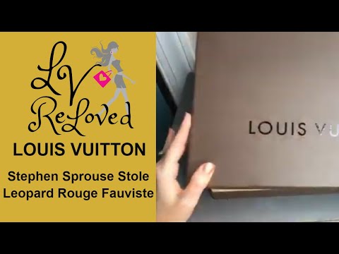 Fabulous Sprouse Stole Unboxing Louis Vuitton Vintage Reveal