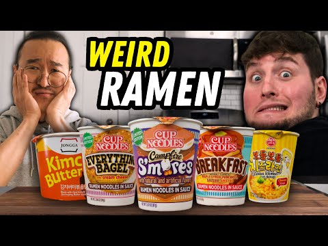 Tasting and Ranking The WEIRDEST Instant Ramen