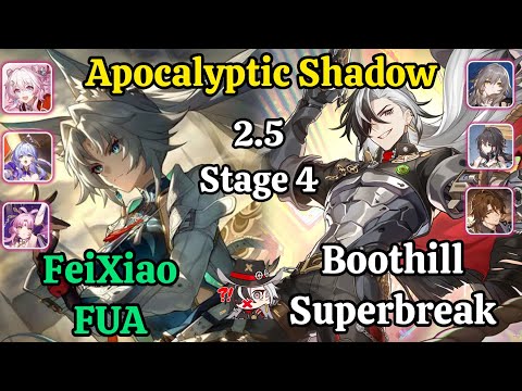 E0S0 FeiXiao FUA & E0S0 Boothill Superbreak Apocalyptic Shadow Stage 4 Clear / HSR