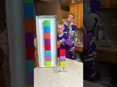 Box Tower Challenge! #game #family #challenge