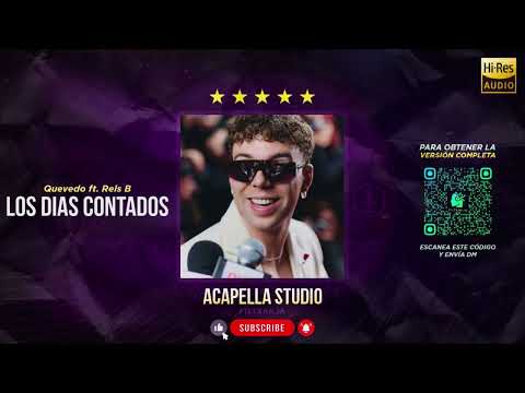 LOS DIAS CONTADOS - Quevedo ft. Rels B 🎙️ ACAPELLA STUDIO (Filtrar IA)