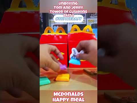 Part 2. Unboxing Tom and Jerry Tower of Cushions. Tom and Jerry from the McDonald's  Happy Meal.