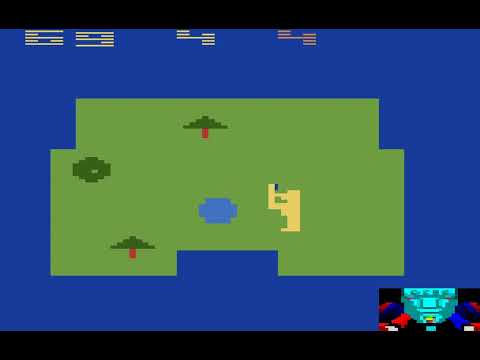 Atari 2600 Game: Golf (1978 Atari)