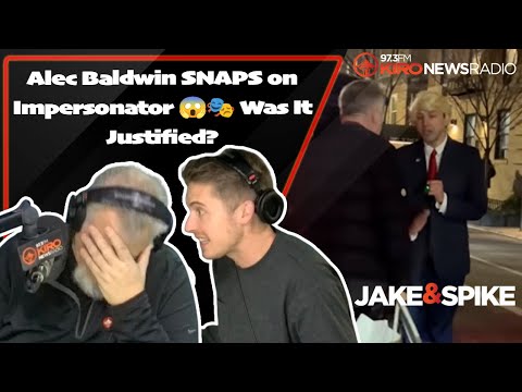 Alec Baldwin Snaps at a Donald Trump Impersonator!