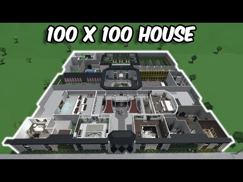 BUILDING A HOUSE THAT COVERS THE ENTIRE PLOT...in bloxburg