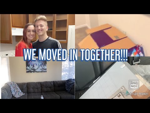 WE MOVED IN TOGETHER!!!