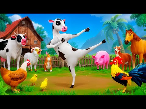 The Adventures of Karate Cow: Saving the Farm from a Cunning Fox!