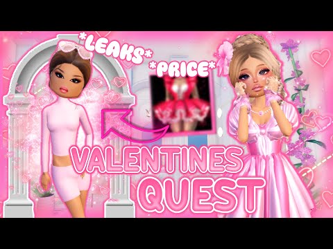 *NEW* Dress To Impress VALENTINES UPDATE QUEST LEAKS! *NEW DRESS, THEORIES*